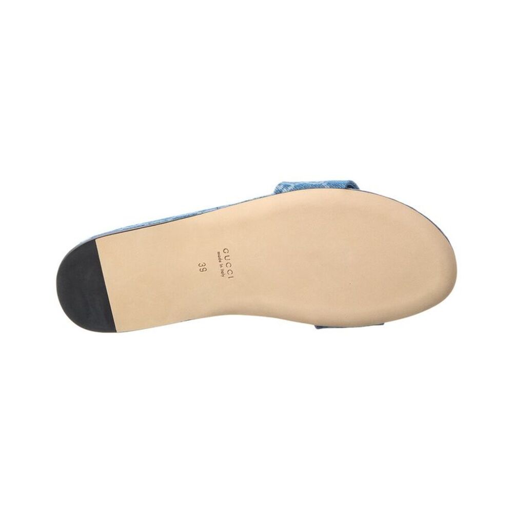 Gucci Gg Horsebit Sandal, Blue - Picture 4 of 5